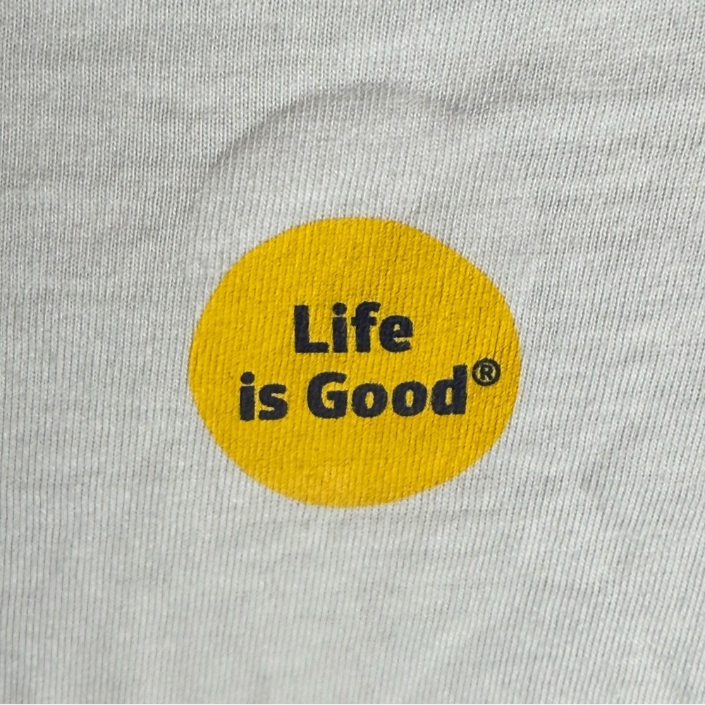 Life Is Good Oatmeal Tee Women’s Size XXL Long Sleeve V Neck - Picture 7 of 9